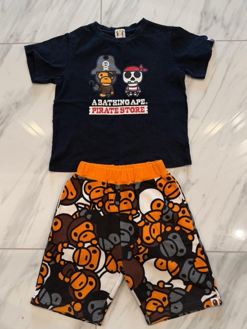 Bape pirate kids set size:120cm